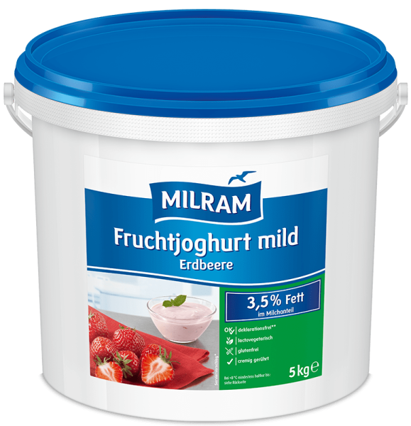 Fruityoghurt Aardbei 3,5% vet 5kg Fruityoghurt Aardbei 3,5% vet 5kg