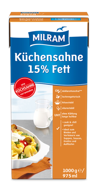 Kookroom UHT 15% vet 1kg Kookroom UHT 15% vet 1kg