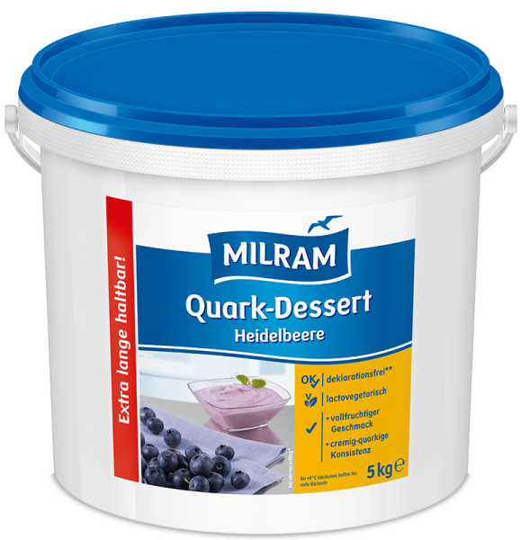 Dessert-kwark Bosbessen 5kg Dessert-kwark Bosbessen 5kg