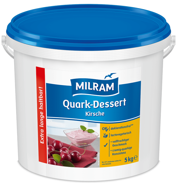 Dessert-kwark Kersen 5kg Dessert-kwark Kersen 5kg