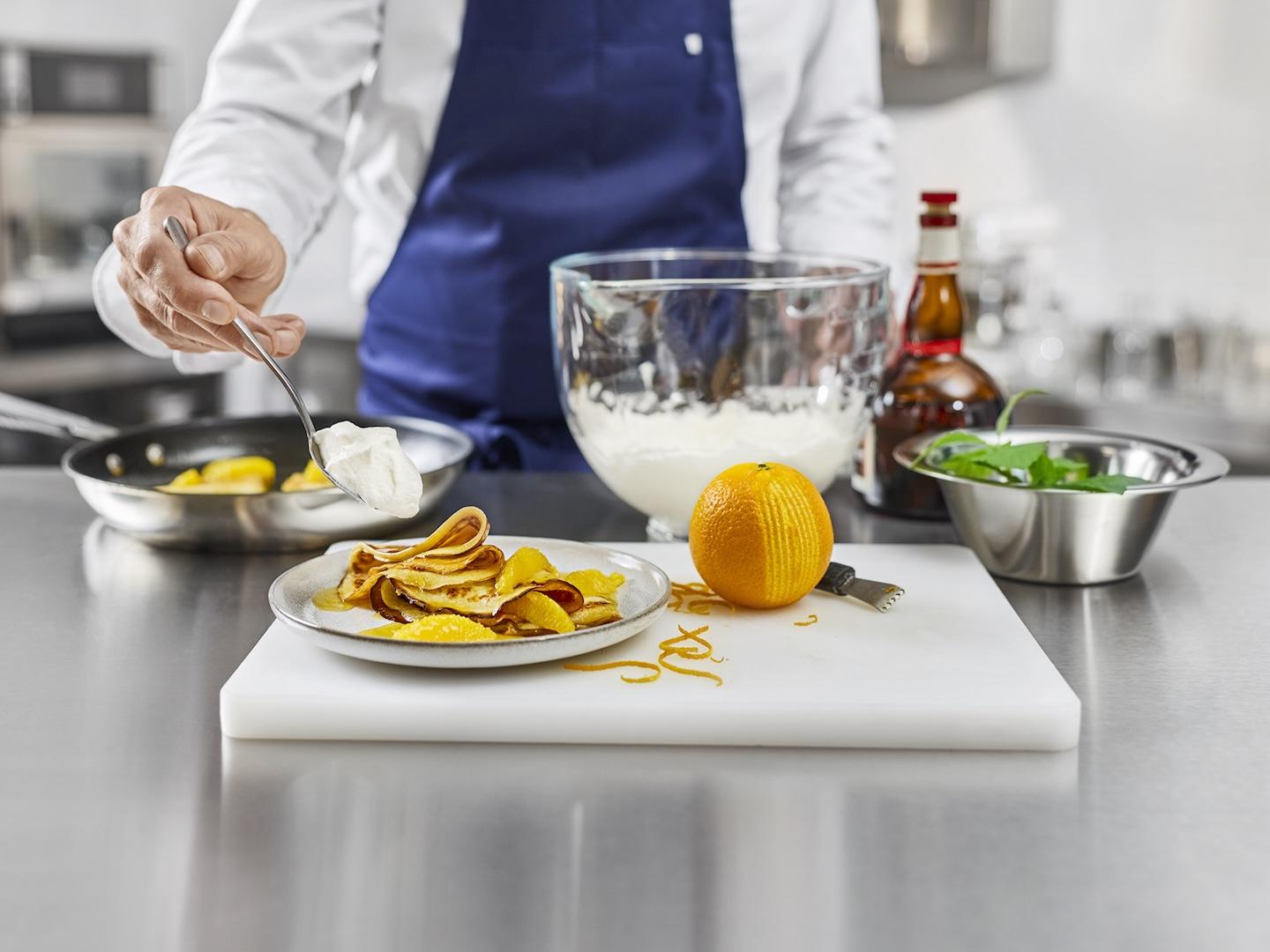 Rezept - Crêpes Suzette