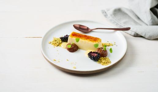 Crème Brûlée met limoen en steranijs