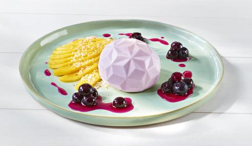 Frozen yoghurt kers