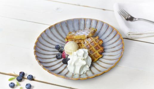Recept - Krokante wafels met slagroomijs