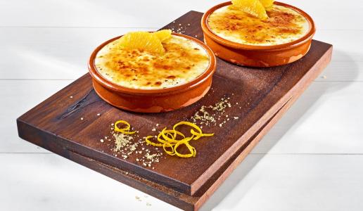 Crema Catalana met sinaasappel