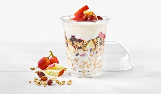 Yoghurtbeker "Bircher-stijl"