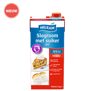 Slagroom met suiker 1kg package